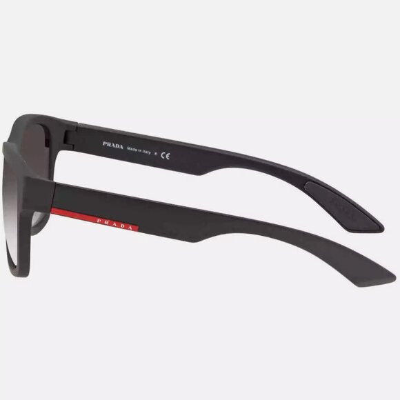 Prada Men's Grey Gradient Rectangular Sunglasses - Picture 4 of 5